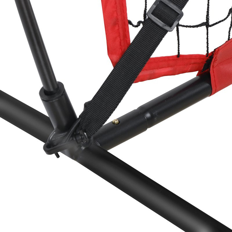 7' x 7' Baseball Softball Practice Net with Strike Zone, Frame & Carry Bag