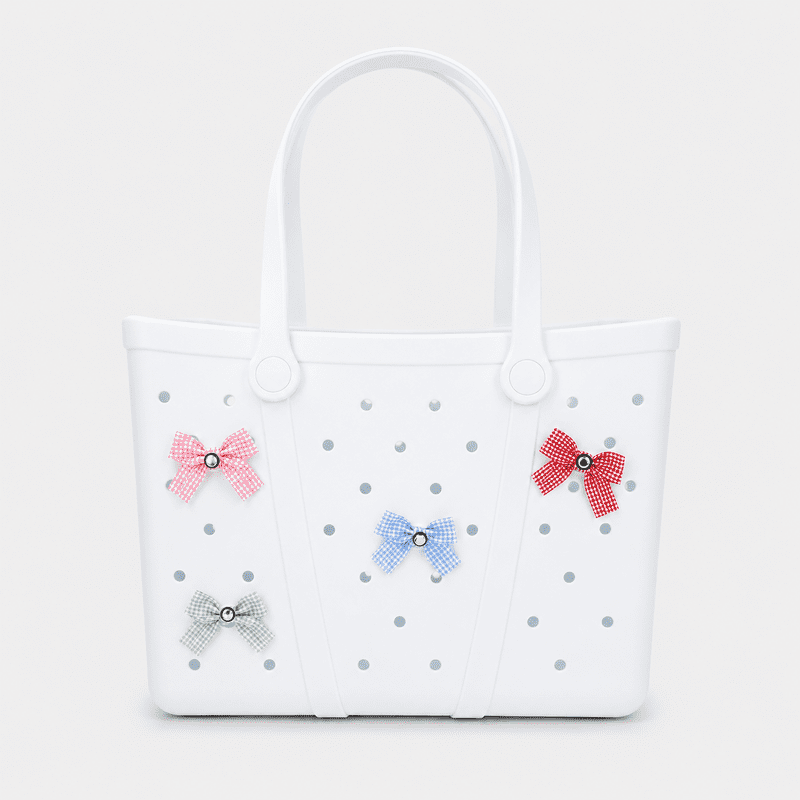 Waterproof EVA Beach Tote Bag for Women - Lightweight, Perforated, Spacious Carryall