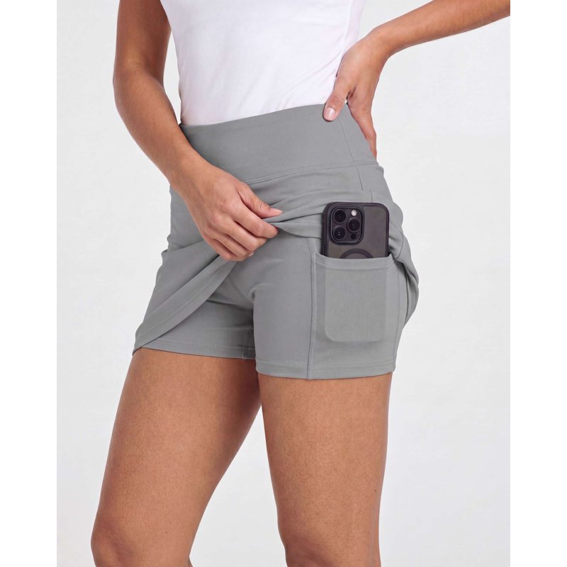 Women's Athletic Skort Set 3-Pack - 16-Inch Tennis Golf Workout Skirts with Pockets