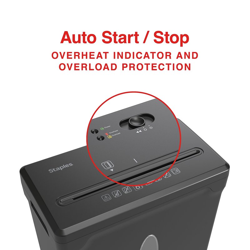 Personal Cross-Cut Paper Shredder with 8-Sheet Capacity for Home & Office