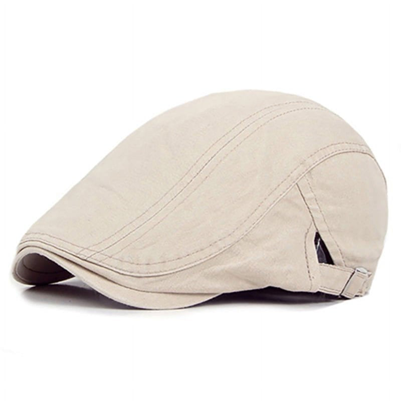 Men's Newsboy Cap Flat Gatsby Golf Beret Ivy Hat Adjustable Casual Stylish Cotton