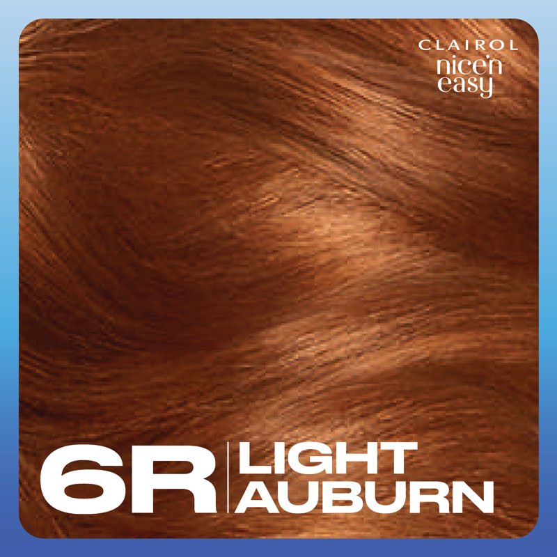 Permanent Hair Color Cream - Light Auburn & Multiple Shades
