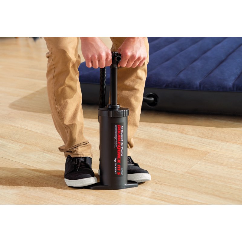 Intex Double Quick III S Hand Air Pump for Inflatables – Fast, Double-Action Inflator & Deflator