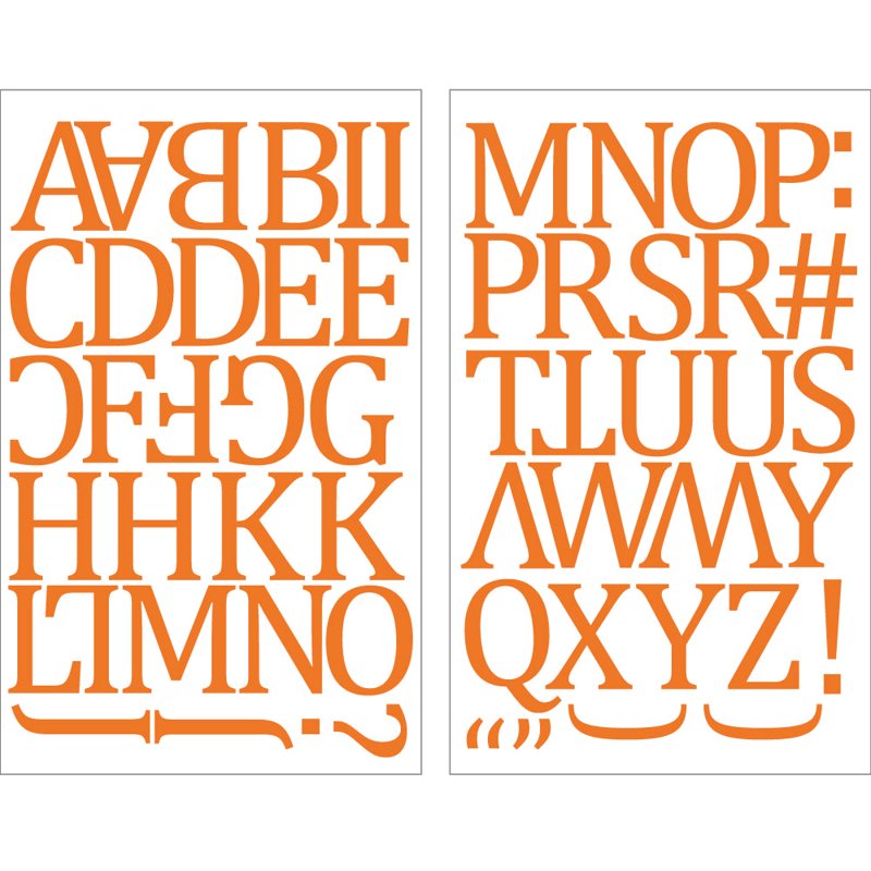 1.5 Inch Iron-On Heat Transfer Poly Letters for Fabric Personalization - Multiple Colors