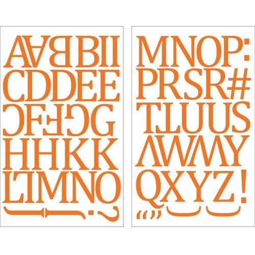 1.5 Inch Iron-On Heat Transfer Poly Letters for Fabric Personalization - Multiple Colors
