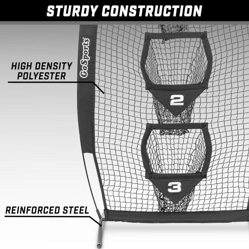 Football Throwing Target Net 8x4 ft Practice Passing Accuracy Training Equipment
