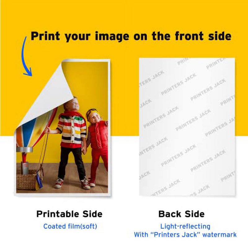 Water Slide Decal Paper for Inkjet Printers - White A4 Sheets, 20 Pack