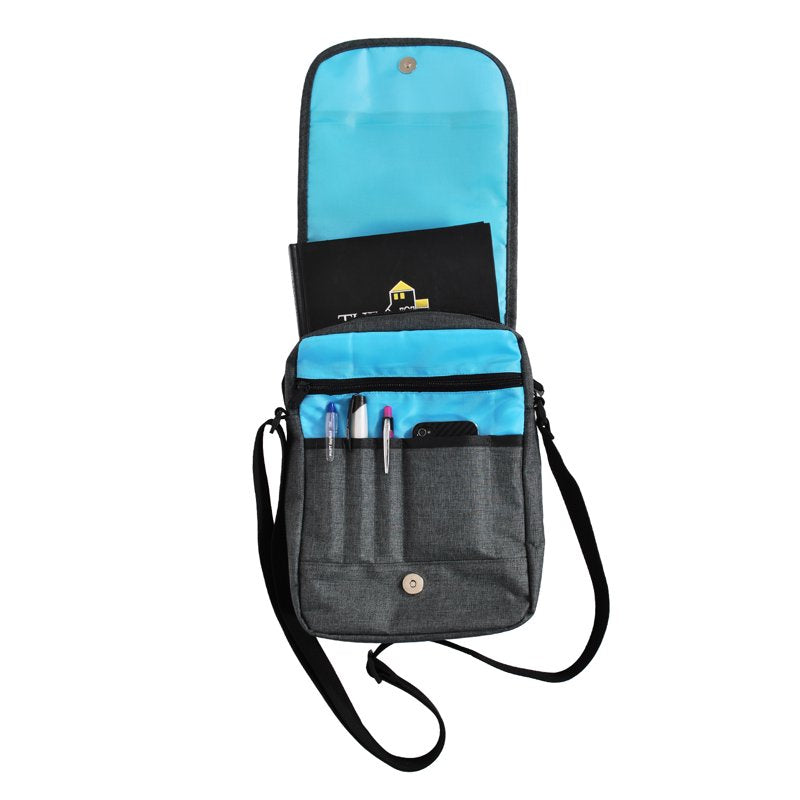 Utility Bag with Padded Tablet Pocket and Adjustable Strap
