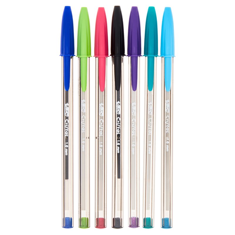 Assorted Color Ballpoint Pens 1.6mm Bold Point 24 Pack - Smooth Writing