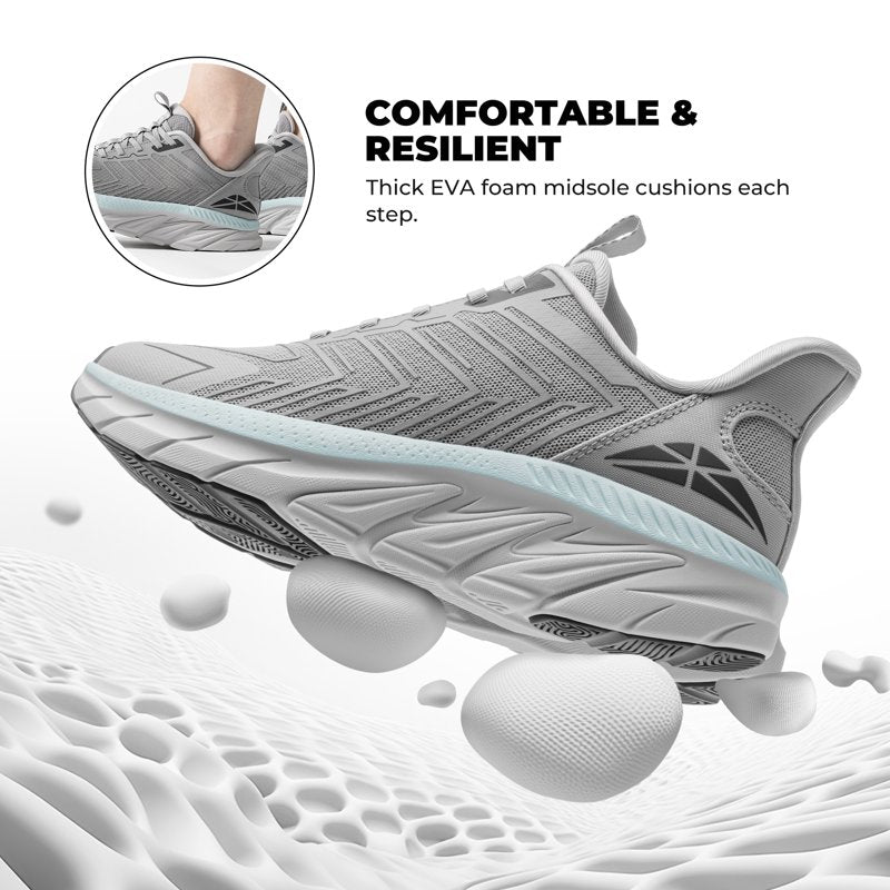 Women’s Slip-On Walking & Running Shoes - Breathable, Non-Slip Sneakers for Gym & Casual Wear