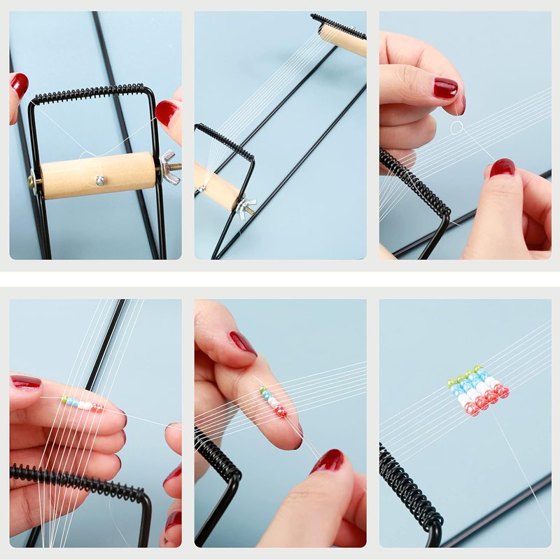 Bead Loom Kit for Jewelry Making - Seed Beads, Accessories & Gift Set