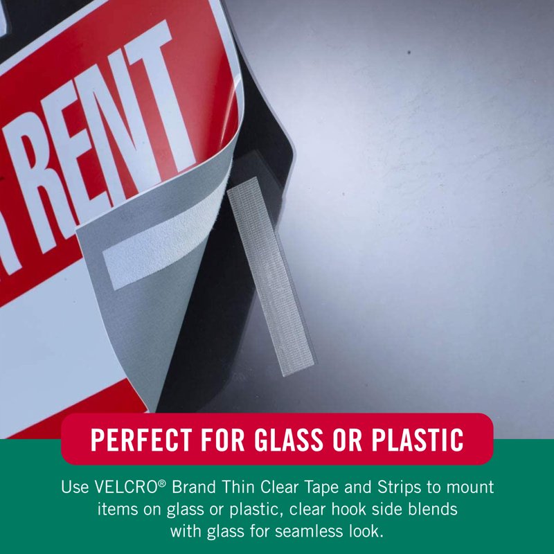 Clear General Purpose Double-Sided Tape - Thin Adhesive Strips for Home & Office