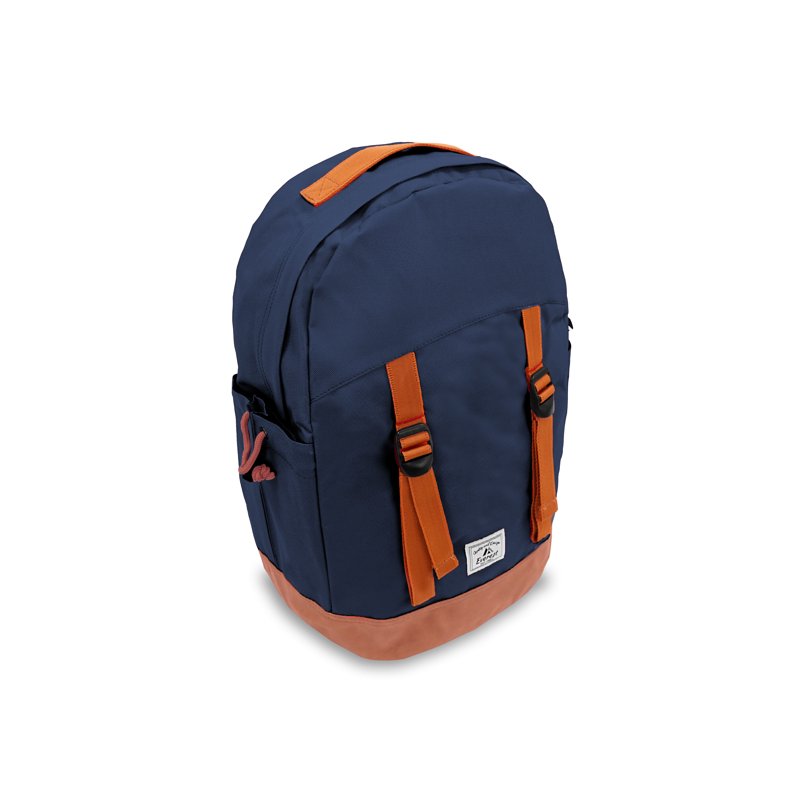 Unisex 17.5-Inch School & Travel Backpack - Durable Navy Carrier & Shoulder Bag