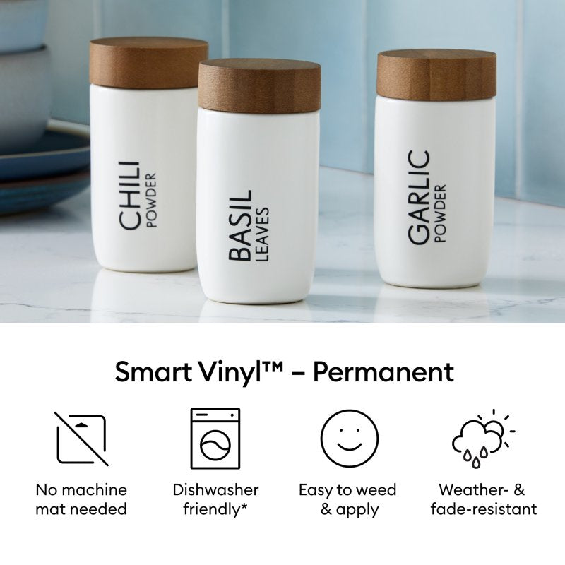 Permanent Smart Vinyl Roll - Weather-Resistant Ocean Color, 13 x 3 ft
