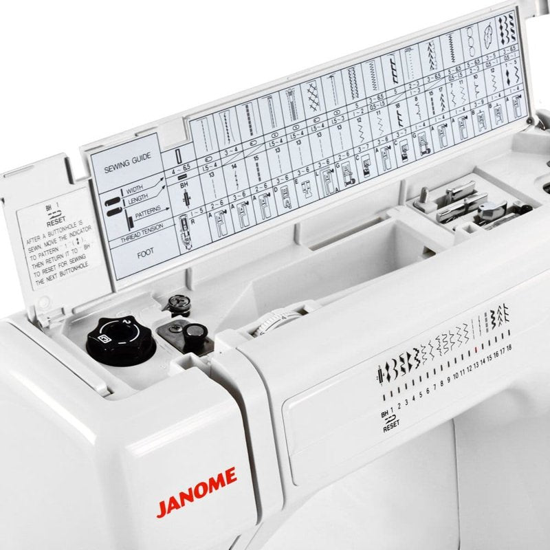 Heavy Duty Sewing and Quilting Machine with 18 Stitches & Built-In Needle Threader