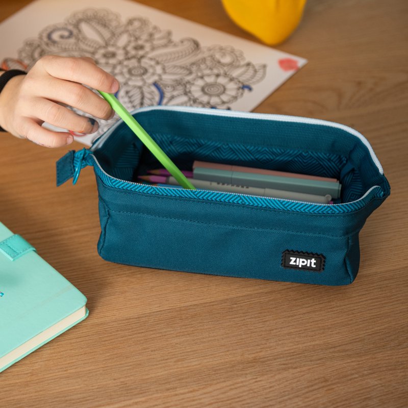 Large Capacity Waterproof Pencil & Makeup Pouch - Multi-Use Travel Organizer