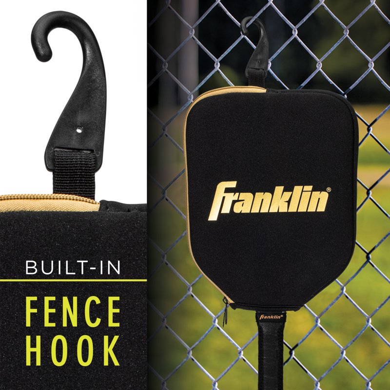 Paddle Cover for Pickleball Paddles - Protective Neoprene Case with Fence Hook, Universal 9x11