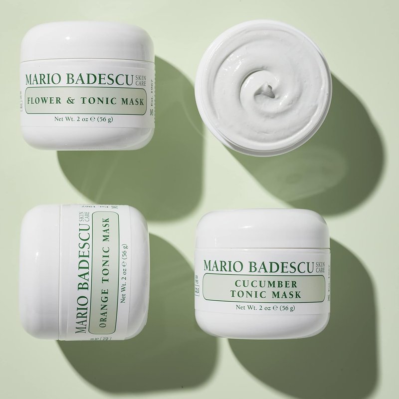 Mario Badescu Flower and Tonic Facial Mask - 2 oz, Purifying & Calming Skin Care
