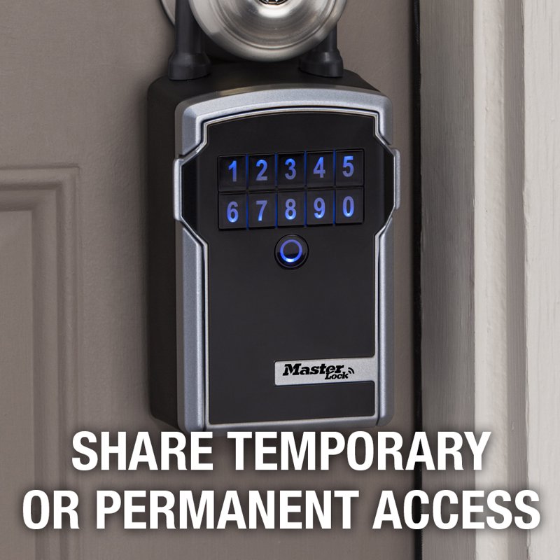 Bluetooth Lock Box with App Control, Portable Security Safe 5440EC