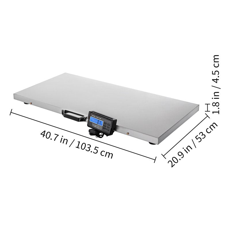 Heavy-Duty Livestock Digital Scale 880 lbs Large Animal Pet Vet Floor Scale