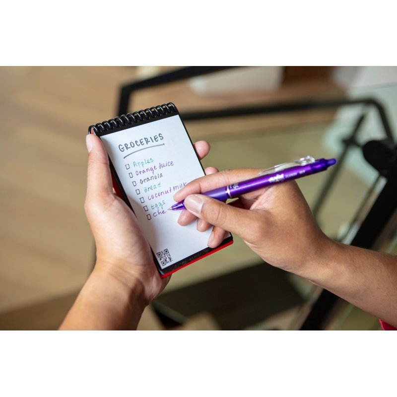Mini Reusable Smart Notepad with Pen & Microfiber Cloth - Eco-Friendly Note Taking