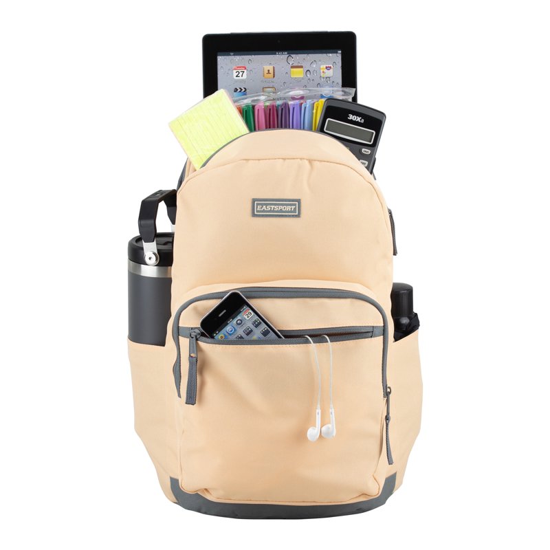Unisex 17-Inch Backpack and Lunch Box Set - Multiple Colors