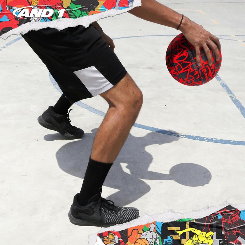 Rubber Basketball Size 7 Indoor Outdoor Durable Grip