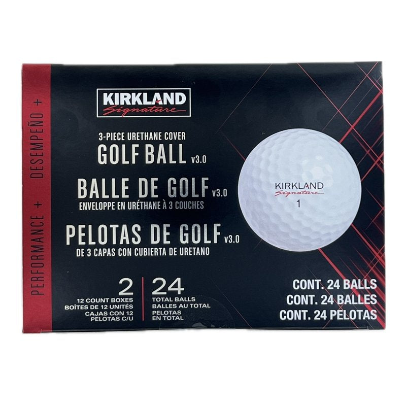 Kirkland Signature 3-Piece Urethane Golf Ball – 24 Pack