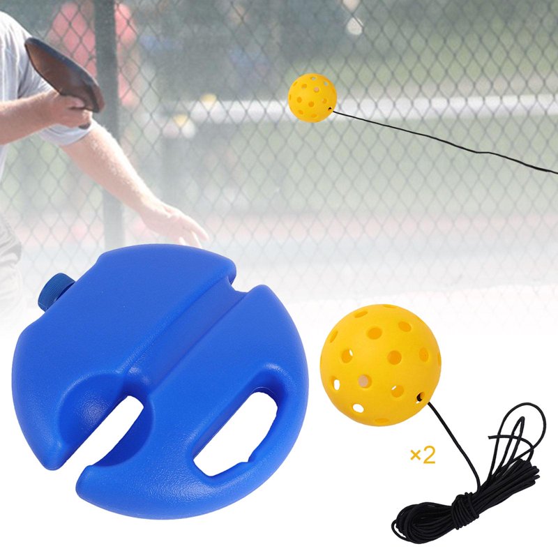 Pickleball Trainer Ball with Cord Baseboard — Solo Practice Tool for Beginners