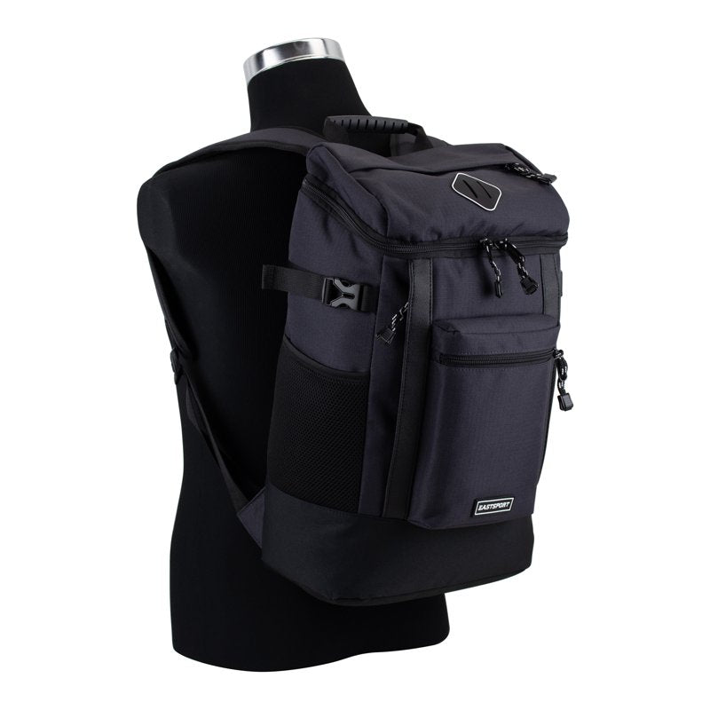 Unisex 18.5-Inch Laptop Backpack with Multiple Storage Pockets - Black/Nine Iron