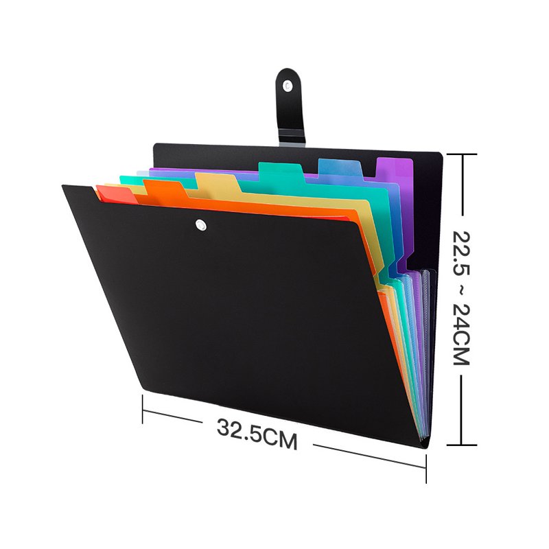 Expanding Accordion File Folder Organizer - Portable Document Storage