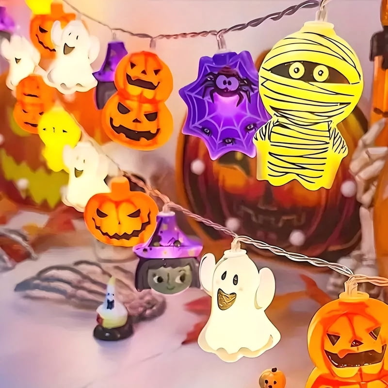 Halloween LED Fairy String Lights 20 LED with 8 Modes for Party Decor