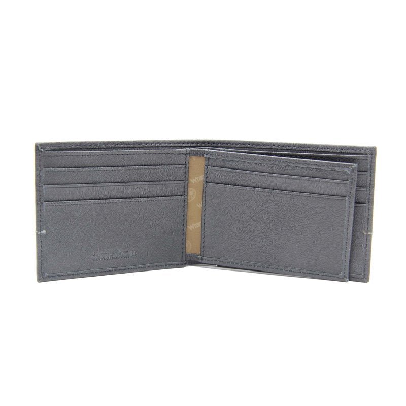 Leather Bifold Wallet for Men - RFID Protected Card Holder with Hidden Bill Compartment