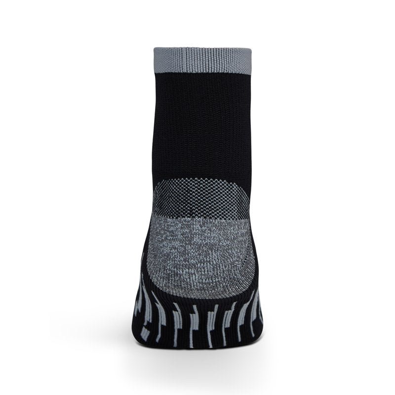 Wrangler Peak Light Compression Ankle Socks for Men - Black, 6 Pairs, Size 6-12