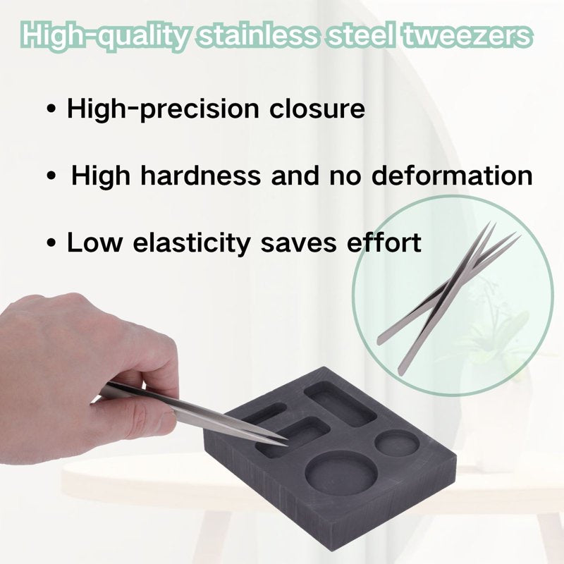 Metal Melting & Casting Starter Kit with Ceramic Crucibles and Ingot Mold