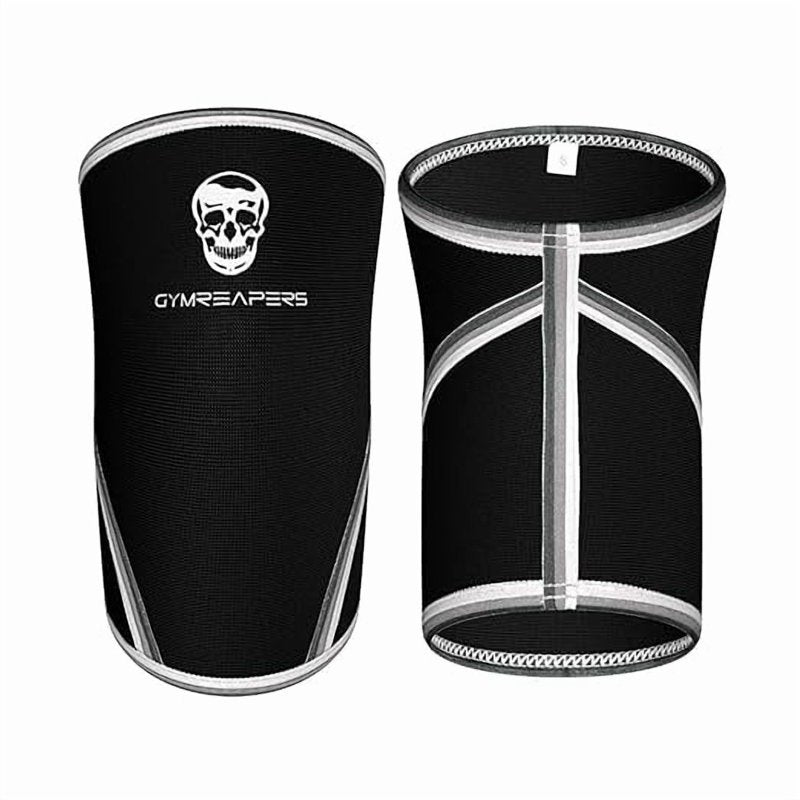 Knee Sleeves 7mm Pair for Squats & Powerlifting - Compression Support for Men & Women with Free Gym Bag