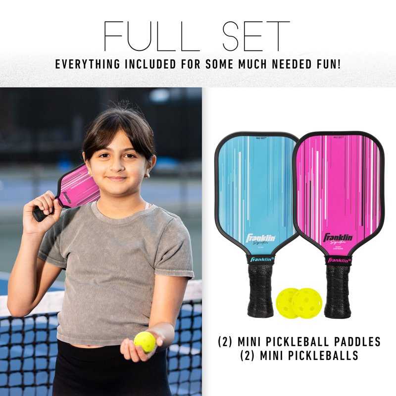 Mini Pickleball Game Set - Tabletop Paddle & Ball For Indoor Play