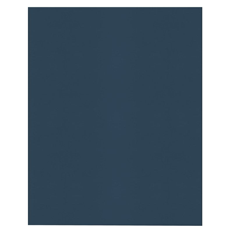 Twin-Pocket Leatherette Portfolios - Dark Blue, Pack of 25