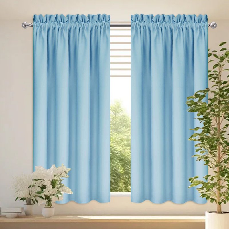 Blackout Curtains for Bedroom Living Room Thermal Insulated Room Darkening 2 Panels Set