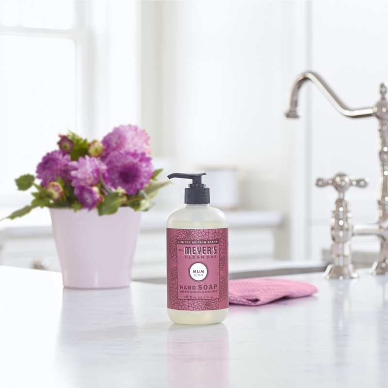 Liquid Hand Soap with Natural Essential Oils - Garden-Inspired Scent, 12.5oz