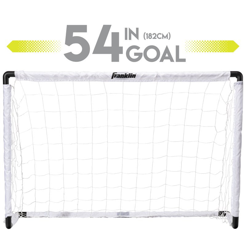 Portable Youth Soccer Goals Set - 54 x 36 in, 2-Pack with Ground Stakes