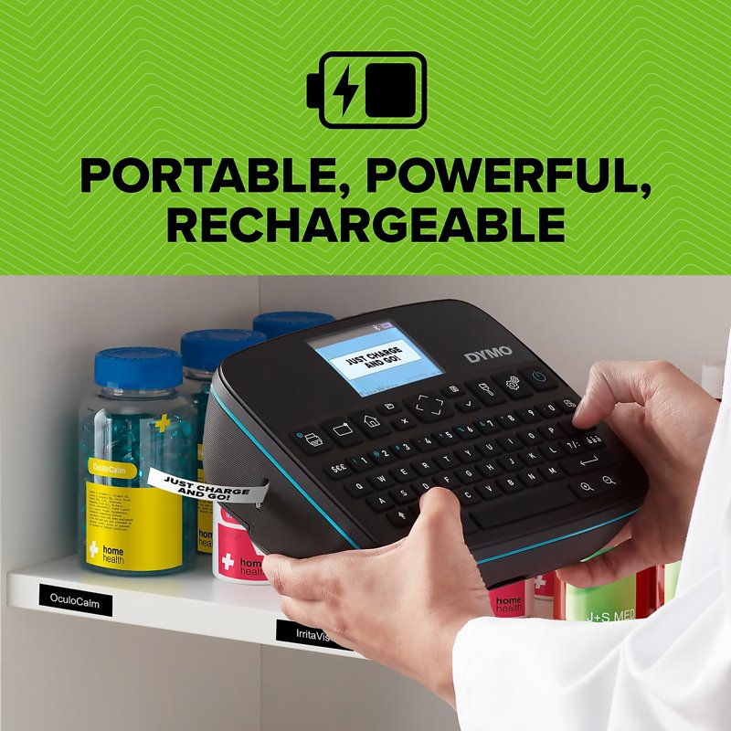 Portable Label Maker with Bluetooth & USB-C - Compact Office Label Printer
