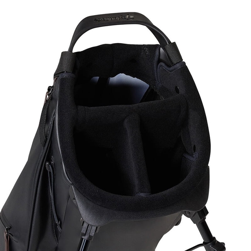 TaylorMade FlexTech Carry Premium Stand Bag - Black/Brown (Variation: Black/Brown)