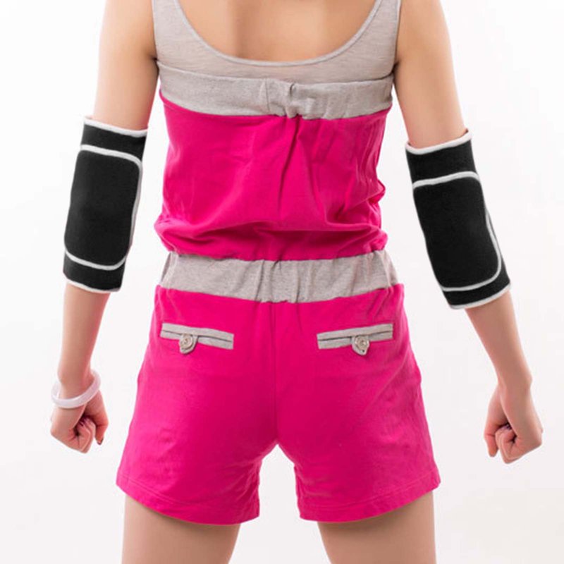 Sports Elbow Pads with Thick Sponge Padding Breathable Support for Weight Lifting Tennis & More