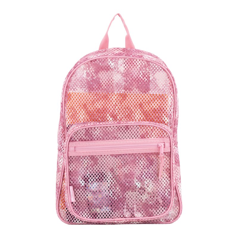 Unisex City Mesh Backpack 16-Inch with Adjustable Padded Straps - Multiple Colors