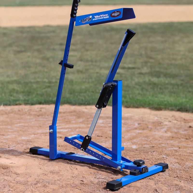 Manual Baseball & Softball Pitching Machine - Throws Up to 60 MPH for Youth & Adult Practice