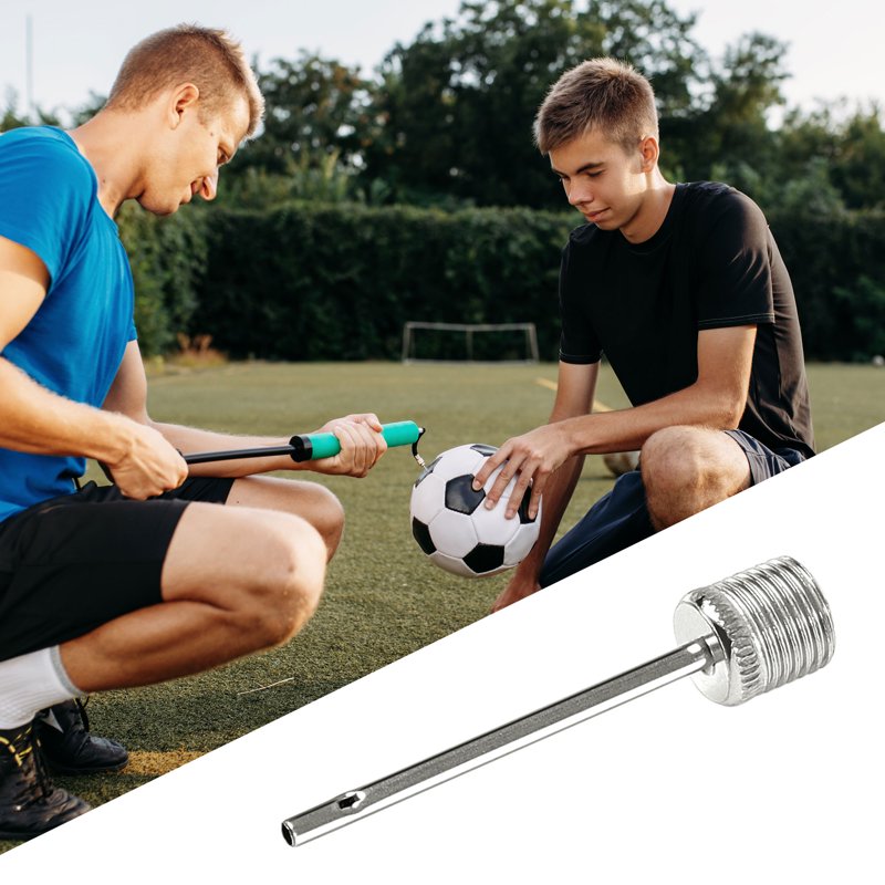Sports Ball Inflation Needles Set - 20 Stainless Steel Pump Needles for Basketball Football Volleyball