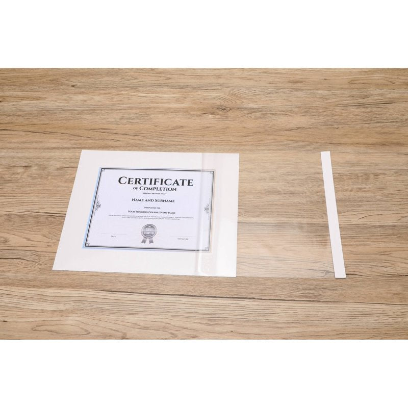 Self-Adhesive Laminating Sheets - Clear, Letter Size, 10+ Pack