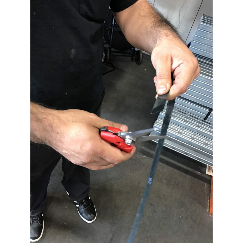 8 Inch Heavy Duty Multipurpose Shears - Industrial Utility Cutter with Micro-Serrated Blades (Variation: 8" SCutter)