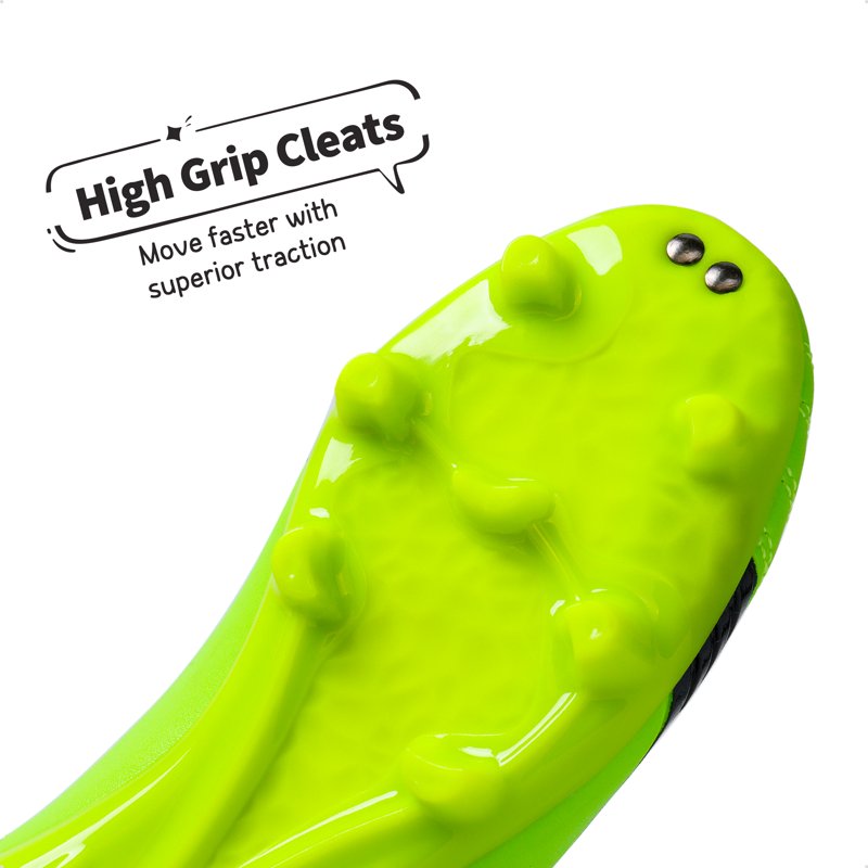 Dream Pairs Kids Soccer Cleats – Neon Green Black Low Top Size 13 (Variation: 13 Little Kid, NEON/GREEN/BLACK)